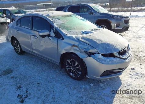 2015 Honda Civic Ex from USA, damaged, VIN 19XFB2F84FE022029